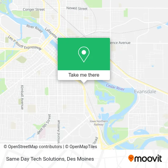 Same Day Tech Solutions map