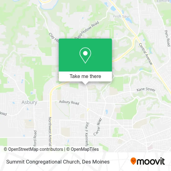 Summit Congregational Church map