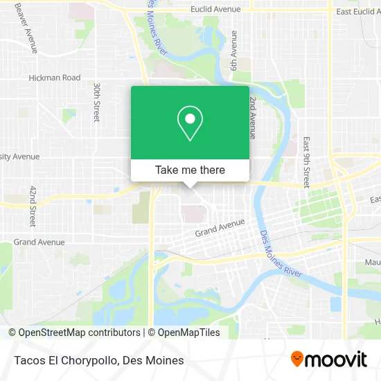 Tacos El Chorypollo map