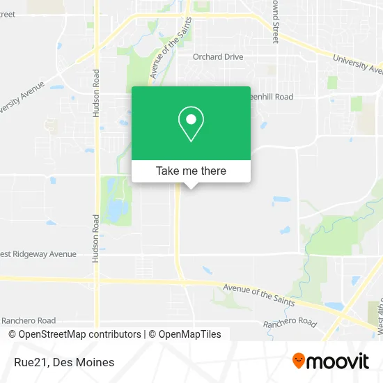 Rue21 map