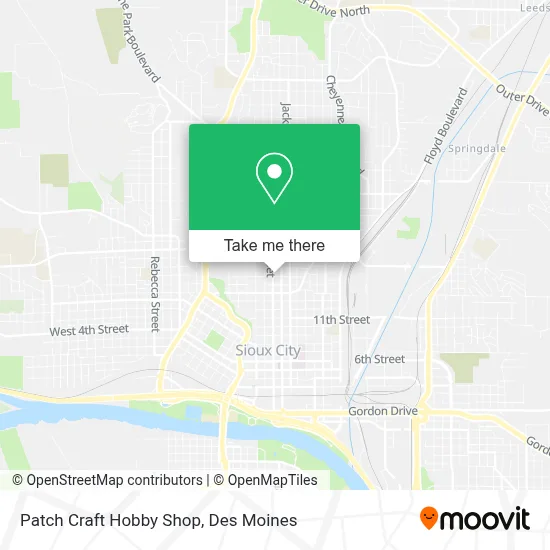 Patch Craft Hobby Shop map