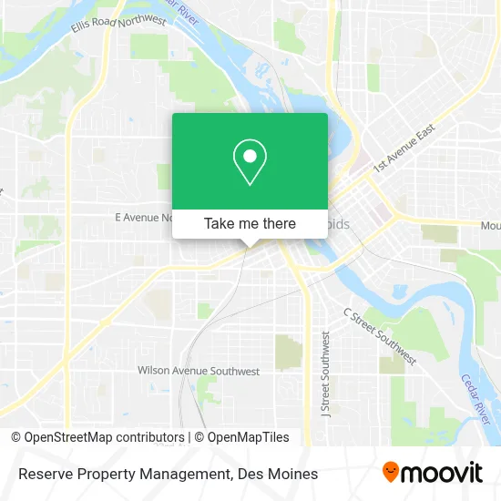 Reserve Property Management map