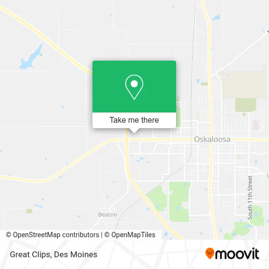 Great Clips map