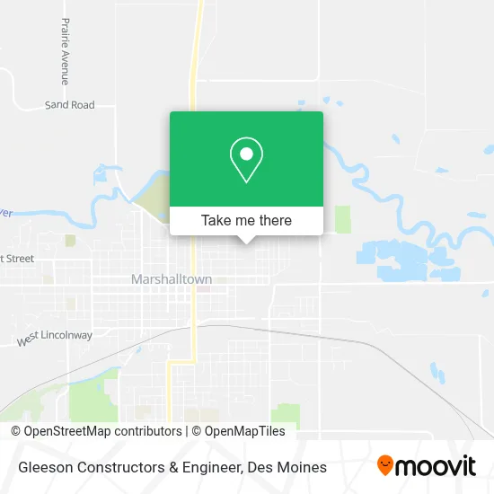 Gleeson Constructors & Engineer map