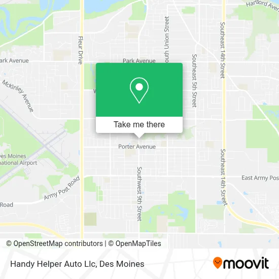 Handy Helper Auto Llc map