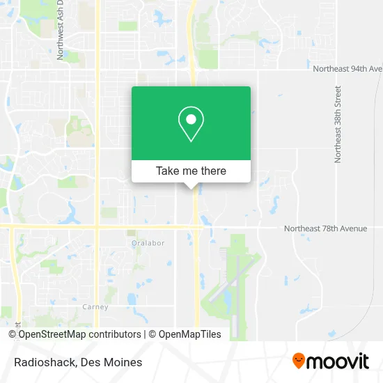 Radioshack map
