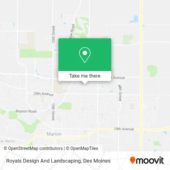 Royals Design And Landscaping map