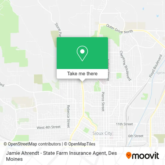 Jamie Ahrendt - State Farm Insurance Agent map