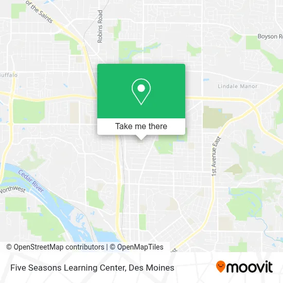 Five Seasons Learning Center map
