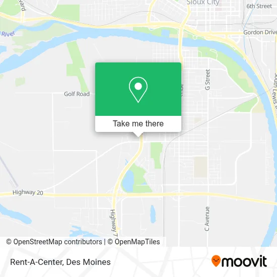 Rent-A-Center map
