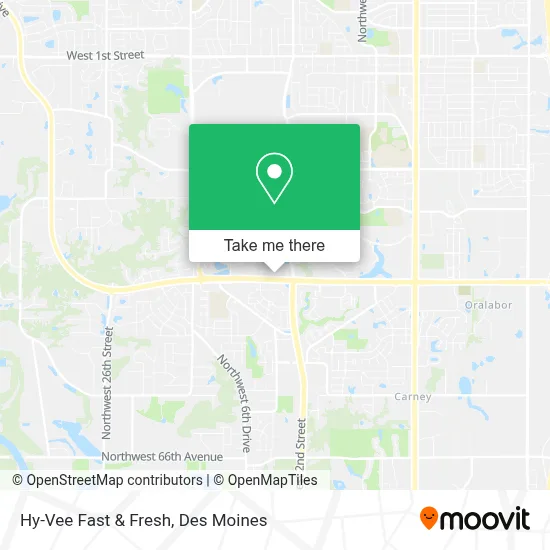 Hy-Vee Fast & Fresh map