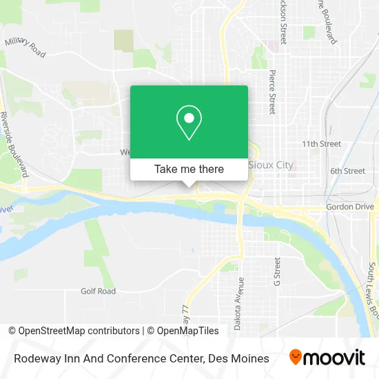 Rodeway Inn And Conference Center map