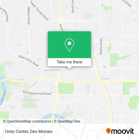Unity Center map