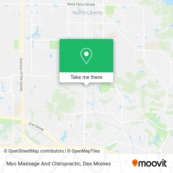 Myo Massage And Chiropractic map