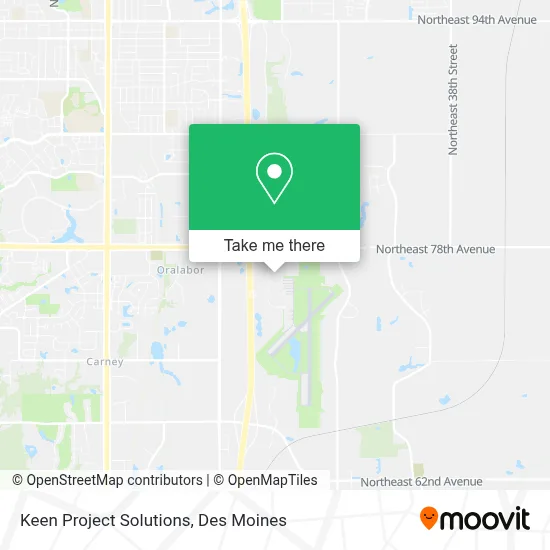 Keen Project Solutions map