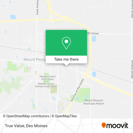 True Value map