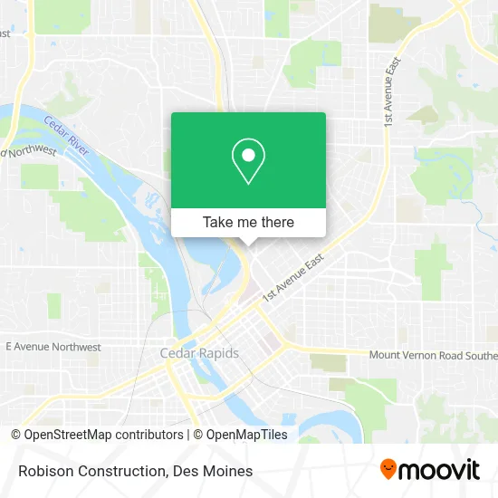 Robison Construction map