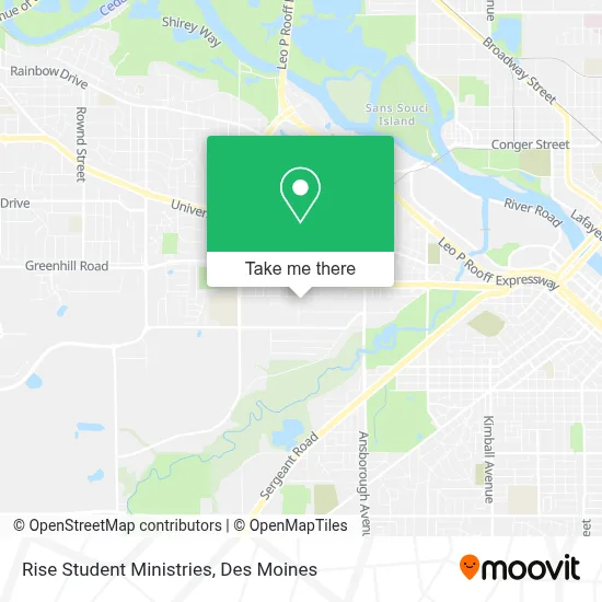 Rise Student Ministries map