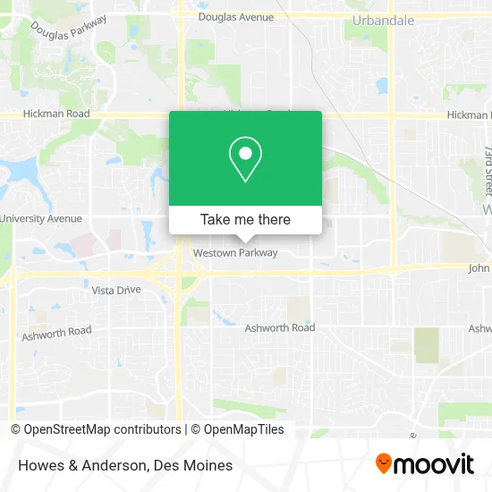 Howes & Anderson map