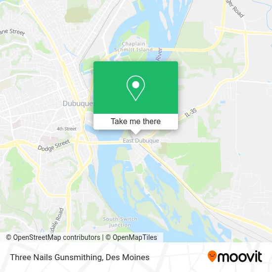 Three Nails Gunsmithing map
