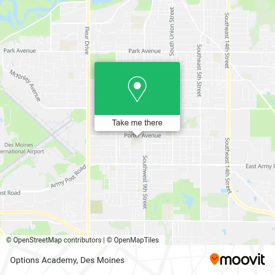 Options Academy map
