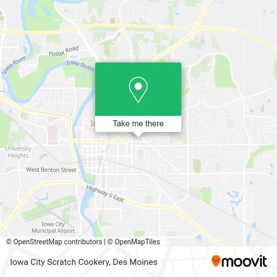 Iowa City Scratch Cookery map