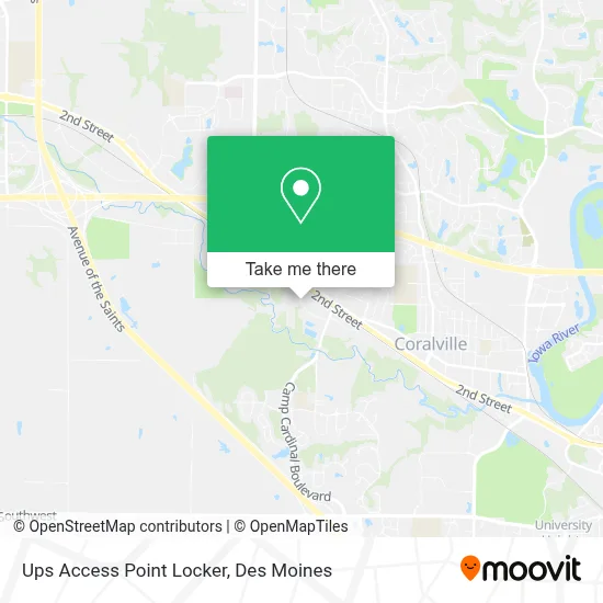 Ups Access Point Locker map