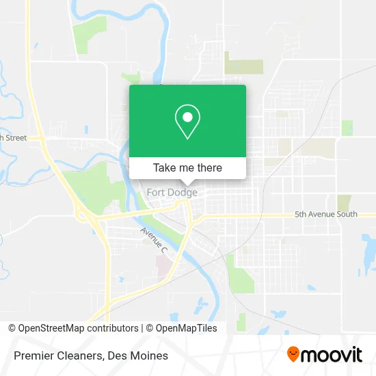 Premier Cleaners map