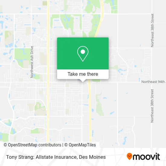 Tony Strang: Allstate Insurance map