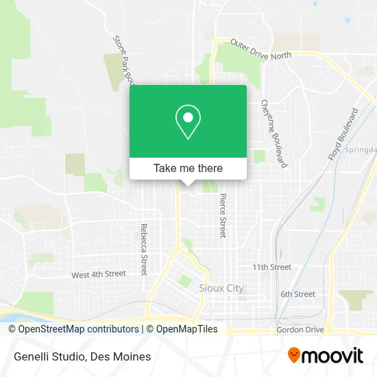 Genelli Studio map