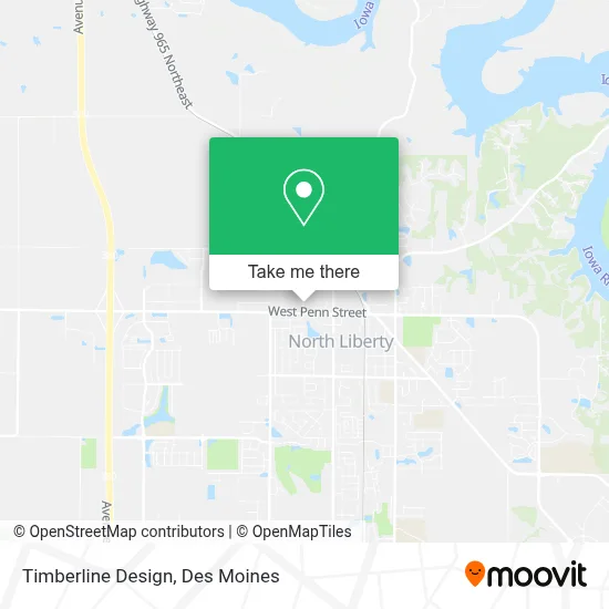 Timberline Design map