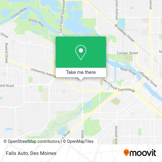 Falls Auto map