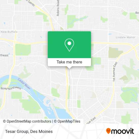 Tesar Group map