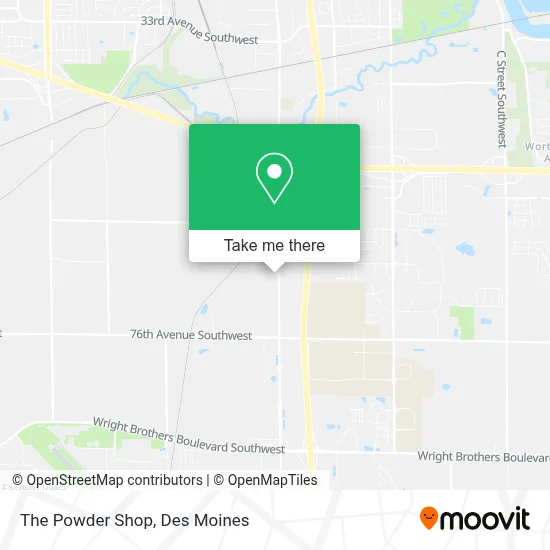 The Powder Shop map