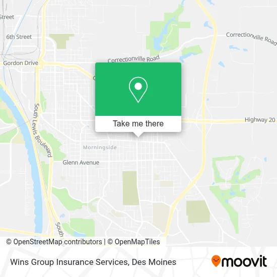 Wins Group Insurance Services map