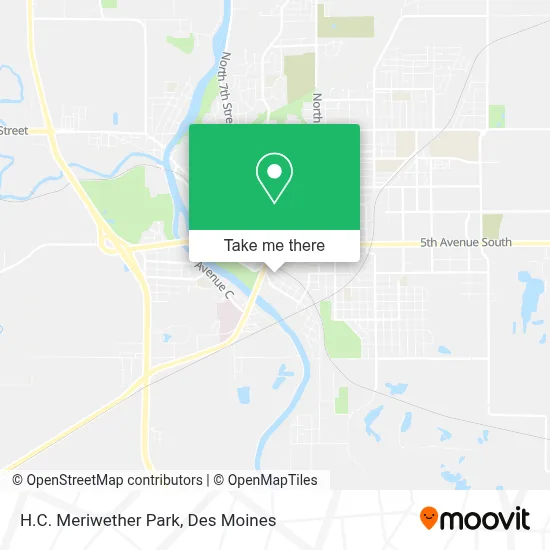 H.C. Meriwether Park map