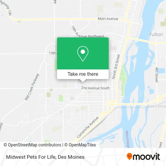 Midwest Pets For Life map