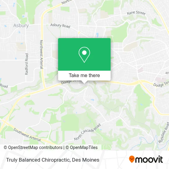 Truly Balanced Chiropractic map