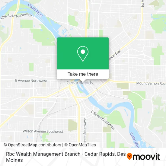 Rbc Wealth Management Branch - Cedar Rapids map