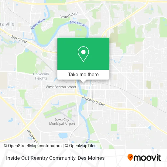 Inside Out Reentry Community map