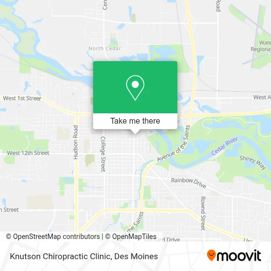 Knutson Chiropractic Clinic map