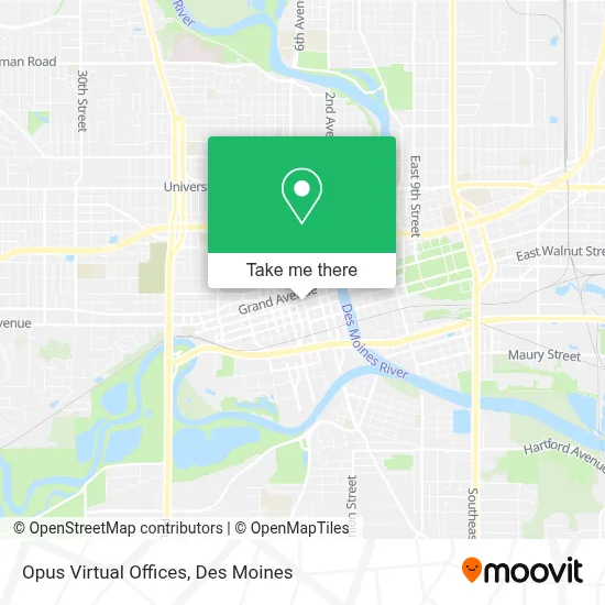 Opus Virtual Offices map