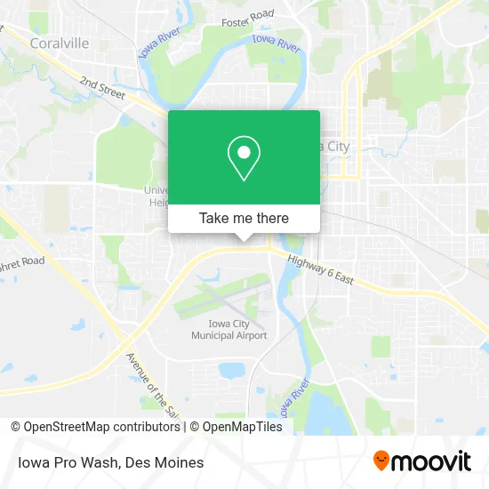 Iowa Pro Wash map