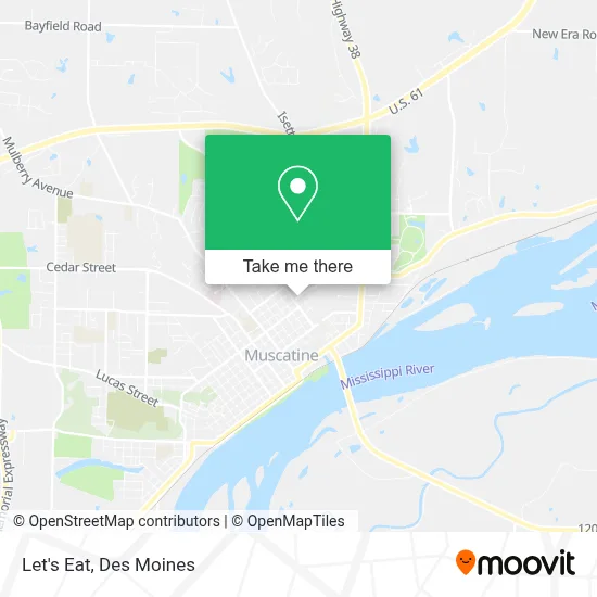 Let's Eat map