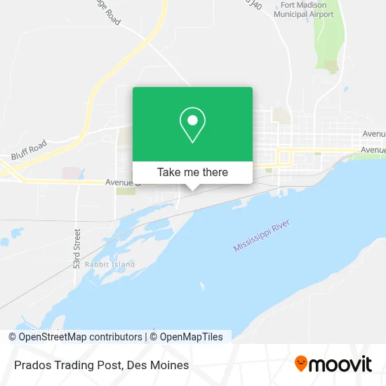 Prados Trading Post map