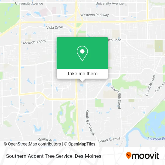 Southern Accent Tree Service map