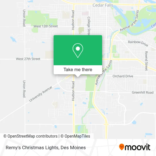 Remy's Christmas Lights map