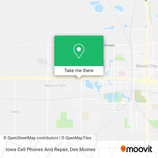 Iowa Cell Phones And Repair map