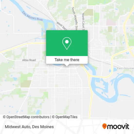 Midwest Auto map