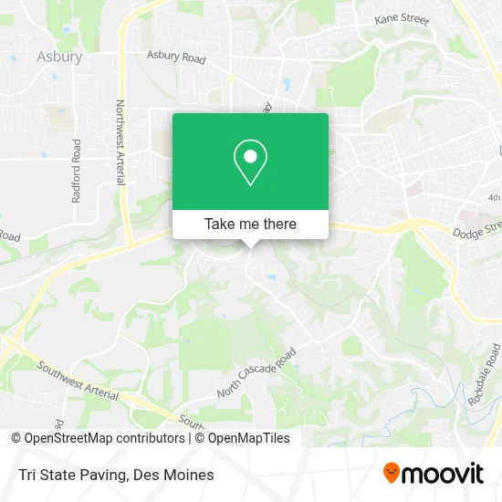 Tri State Paving map